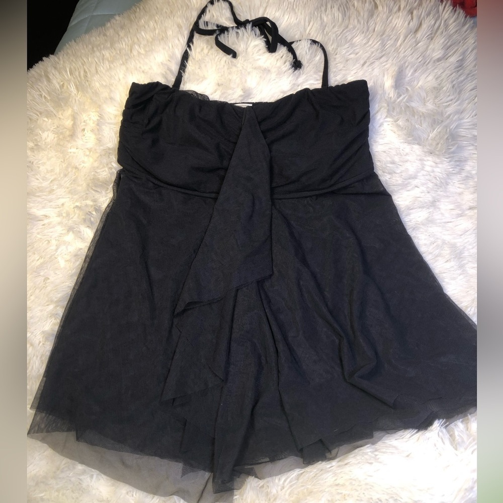 VENUS. Classic Bandeau Tankini - Black Beauty NWOT 12 - Picture 5 of 16
